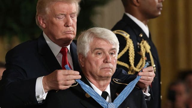 Pres. Trump awards Medal of Honor to Army medic 48 years later