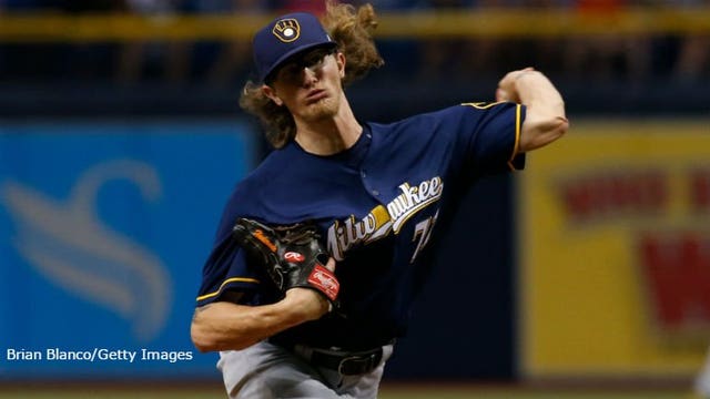 Woodruff wins major league debut as Brewers beat Rays 2-0