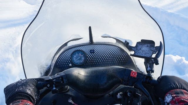 West Bend man riding snowmobile seriously hurt after leaving trail, crashing into rock wall