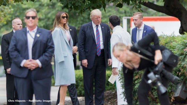 President Trump attends church service on National Day of Prayer