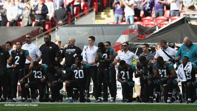 President's criticisms spark more protests at NFL games