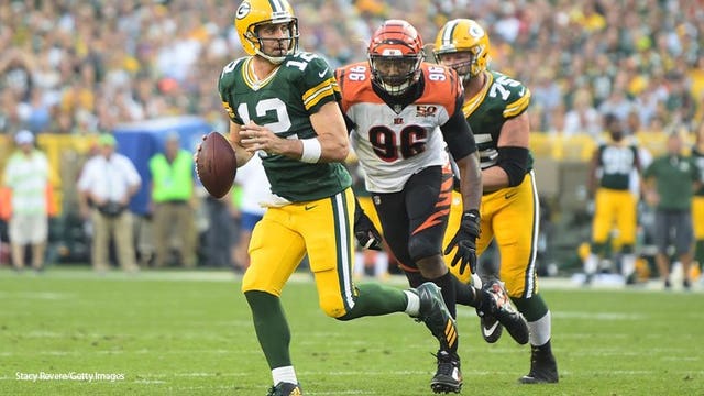 Aaron Rodgers burns Cincinnati Bengals deep in OT, Green Packers win 27-24