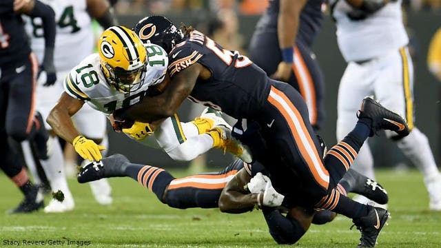 NFL suspends Bears' Danny Trevathan 2 games for helmet-to-helmet hit on Packers' Davante Adams