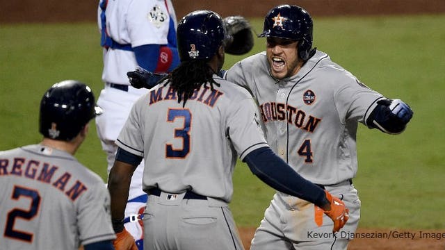 World Series: George Springer's 2-run homer gives Astros Game 2 win; series tied