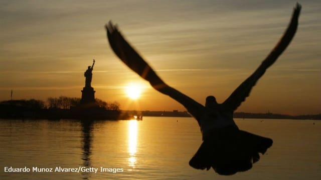 Despite shutdown, troops get football, Lady Liberty to open
