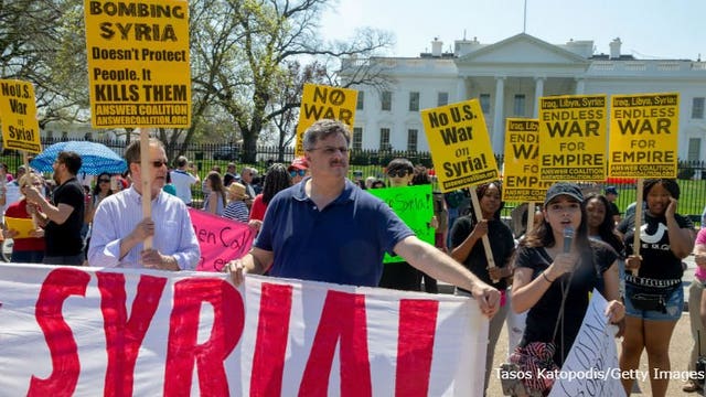 'Americans, murderers of peoples:' Thousands in Greece protest US-led missile attack in Syria