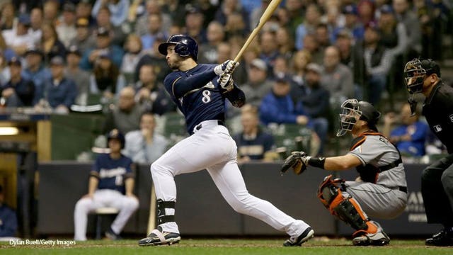 Cain, Braun power Brewers to 12-3 win over Marlins