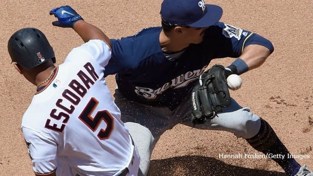 Brewers trade for all-star Escobar from Diamondbacks