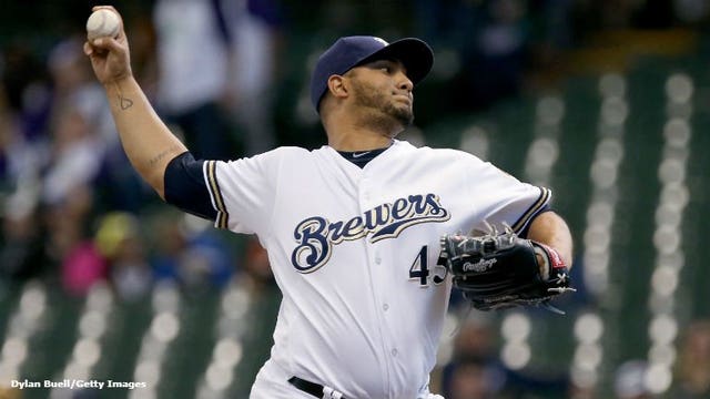 Chacin, bullpen pitch Brewers past slumping Diamondbacks 1-0
