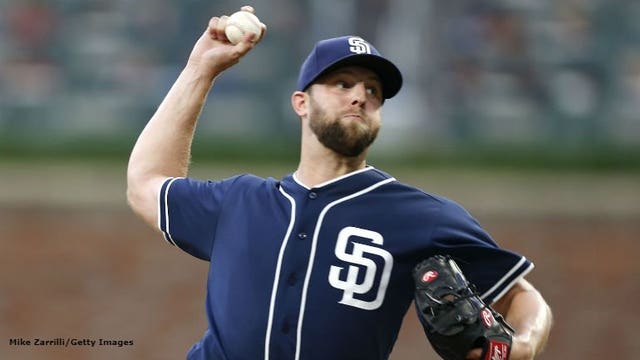 Brewers claim right-handed pitcher Jordan Lyles from Padres
