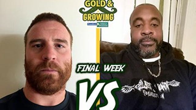 Green Gold & Growing: Before & after photos of Kuhn, Dotson in prostate cancer awareness campaign