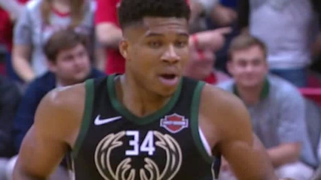 Giannis Antetokounmpo scores 27 to lead Bucks over Rockets 116-109