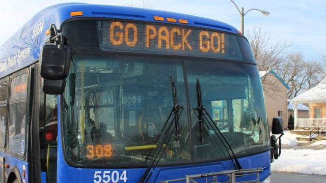 MCTS shows off Packers pride with "GO PACK GO" on buses
