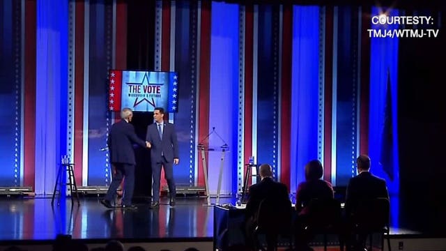 Wisconsin Gov. Walker, challenger Evers hold final debate