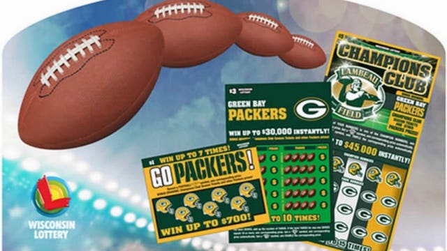 Green Bay Packers...LOTTERY! The Pack teams up with Wisconsin Lottery to offer scratch-off tickets