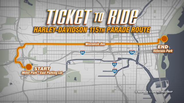 Riders from across the country gather at Miller Park ahead of H-D's 115th anniversary parade