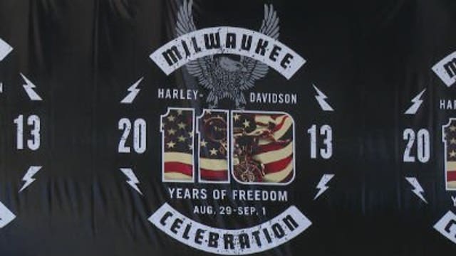Bikers reflect on Harley-Davidson's 110th anniversary celebration