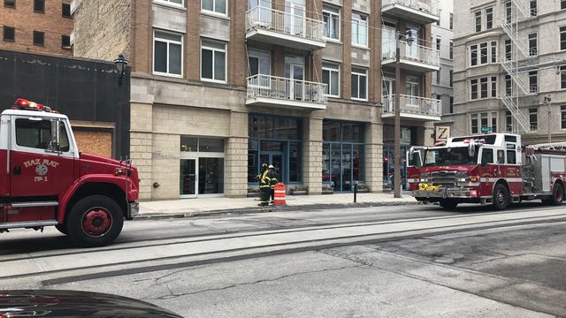 Hazmat crew responds to carbon monoxide-related leak near downtown Milwaukee