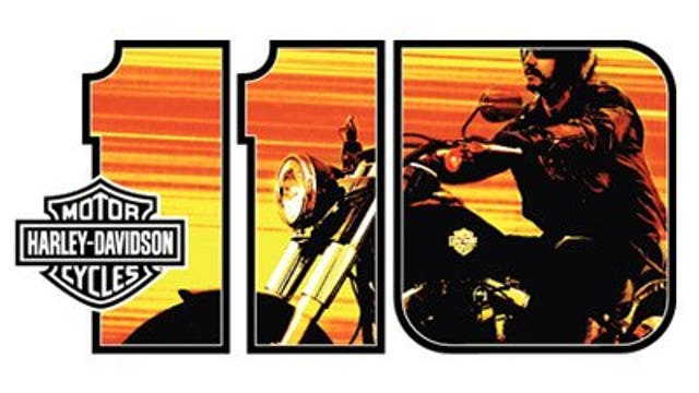 H-D 110th Anniversary merchandise being shipped worldwide