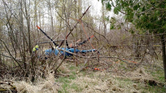 FAA: Pilot killed in crash of helicopter in Manitowoc County