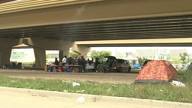 'It's our responsibility:' Volunteers offer help to those living in area dubbed 'Tent City'