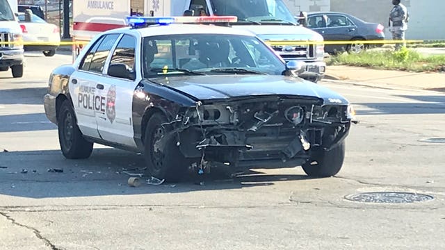 MPD squad involved in crash near Hopkins and Hampton