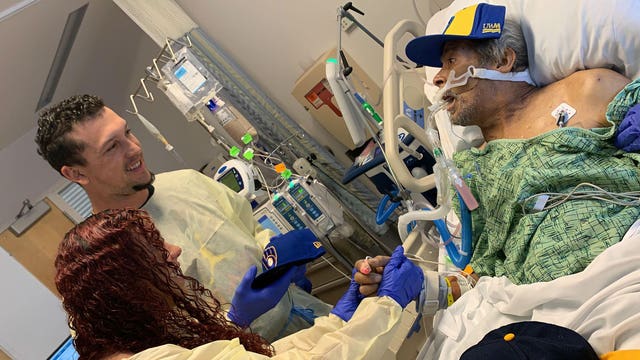 Brewers fan battling sepsis gets surprise hospital visit from infielder Hernán Pérez