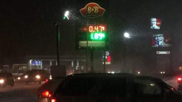 No joke! Gas was just 47 cents per gallon in one Michigan town