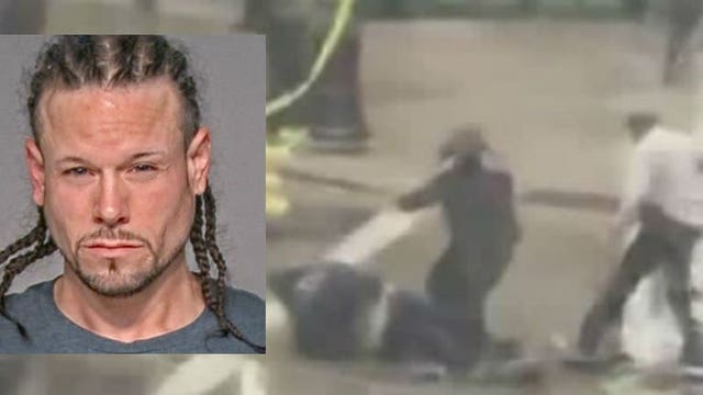 Charged: Man tackled by police amid suspicious package investigation says he intended to be a hero