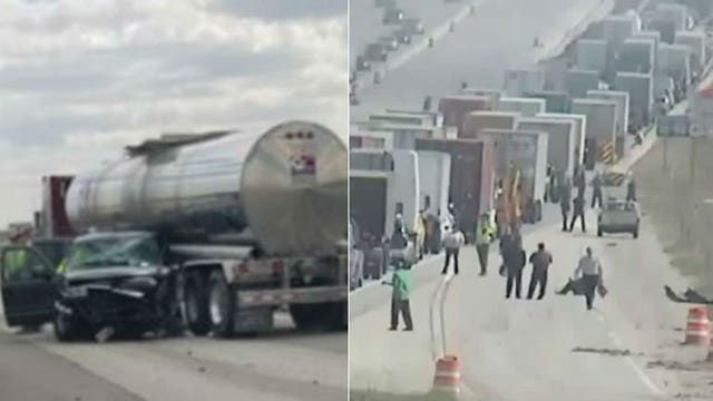 Crash on I-94 near Highway K in Racine County involved 2 SUVs, semi; 3 hurt