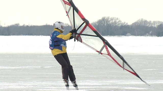 "We all love strong winds!" Lake Winnebago chosen to host World Ice & Snow Sailing Championship for unique reason