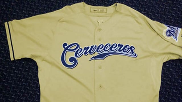 ACT NOW: Bid on game-worn "Cerveceros" jerseys