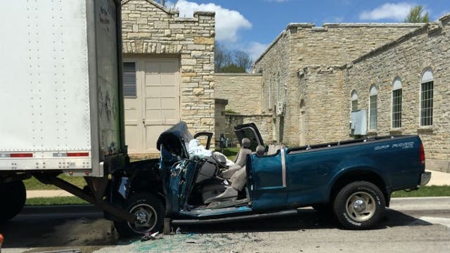 Suspected reckless driver taken to the hospital via Flight for Life after rear-ending semi