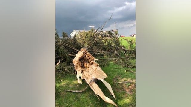 NWS: Small tornado likely caused damage near Fennimore in Grant County