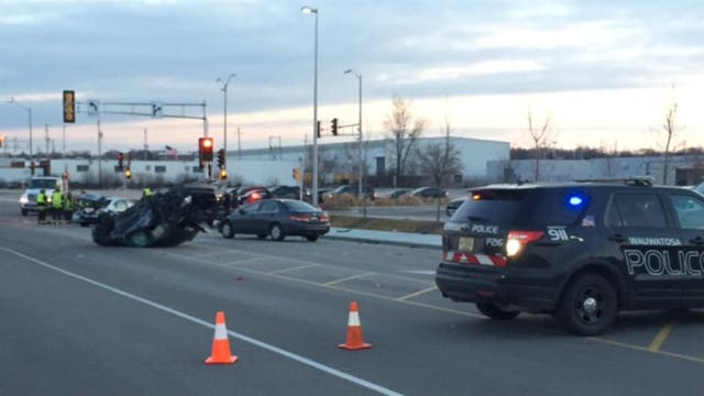 Wauwatosa police: 3 hurt following multiple vehicle crash near 112th and Burleigh