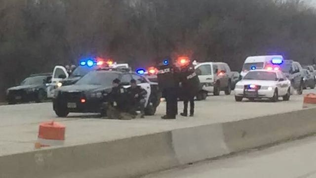 Law enforcement incident temporarily shuts down EB I-94 at Moorland Rd.