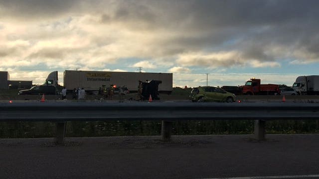 All clear: Crash temporarily shuts down multiple lanes on I-94 at County K in Racine Co.