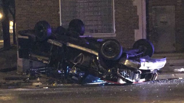 Police: 2-vehicle crash at 30th and Center after someone turned stop sign