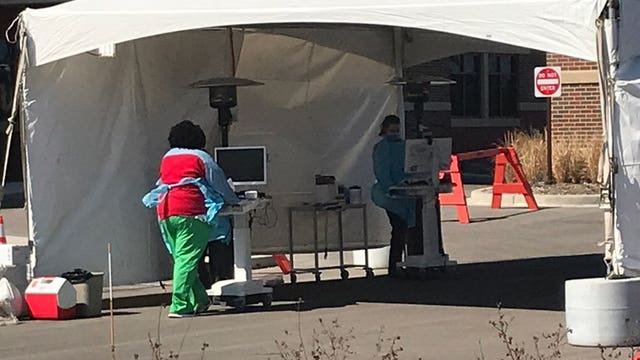 Chaos, inconsistency mark launch of drive-thru virus testing sites across the country