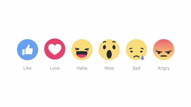 Facebook changes its 'Like' button, unveils 'Reactions'