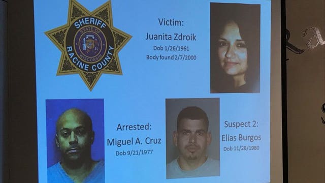 "Closure to the families:" Suspect in custody, another on the run in 2000 homicide of Juanita Zdroik