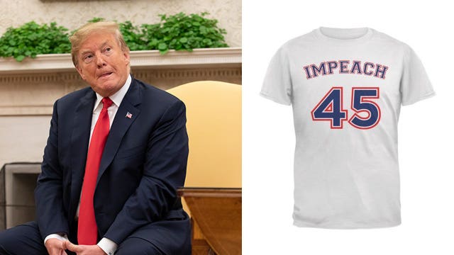 Twitter users call for Walmart boycott over 'Impeach 45' clothes