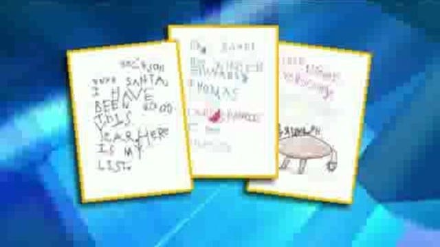 Santa reads two letters