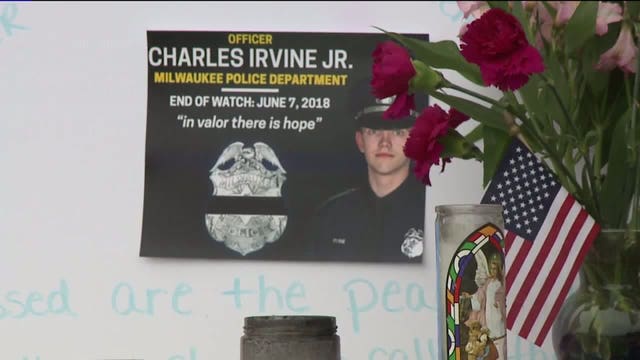 'A beautiful young man:' Large crowd gathers to honor MPD officer who died in the line of duty