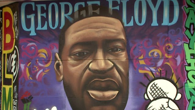 'Creativity out of tragedy:' Milwaukee artists complete mural in memory of George Floyd