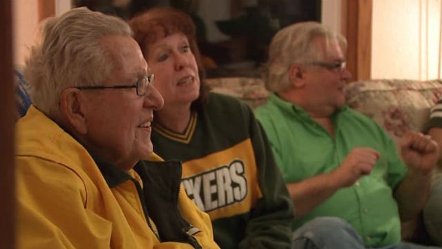 "I'm glad to be on this earth:" Nobody is happier than this man to be home to watch the Packers