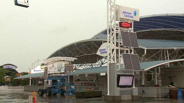 Johnson Controls World Sound Stage goes green