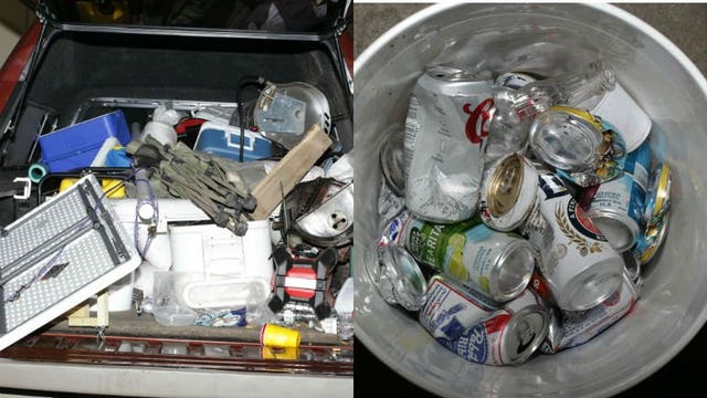 New photos show beer, tailgating items in firefighter's pickup truck after crash that killed two