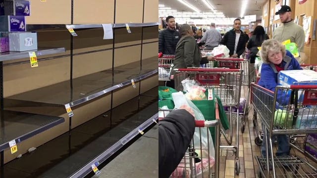 'Try not to stress:' Health officials warn against excessive stockpiling amid coronavirus spread