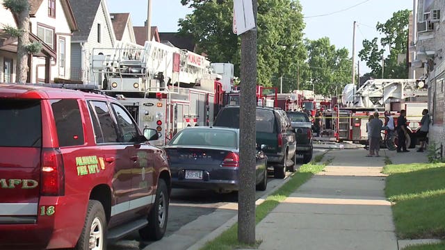 Red Cross assists 8 after fire impacting 2 homes near 18th and Kerney in Milwaukee